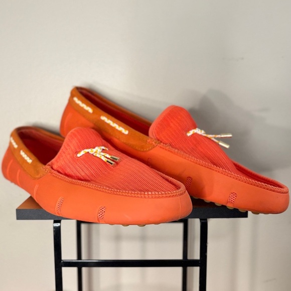 SWIMS Men’s Orange Loafer Watershoes Size 13 - Picture 9 of 16